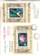U.P.U. - Espace - Laos - Lettres Recom De 1975 ° - Oblit Vientiane PH - Fusée-satellite-avions-oiliers- Rare Sur Lettre - Asia