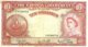 BAHAMAS ISLANDS BRITISH 10 SHILLINGS RED WOMAN QEII HEAD SHIP FRONT ARMS BACK ND(1953) AVF P.14a READ DESCRIPTION !! - Bahama's