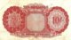 BAHAMAS ISLANDS BRITISH 10 SHILLINGS RED WOMAN QEII HEAD SHIP FRONT ARMS BACK ND(1953) AVF P.14a READ DESCRIPTION !! - Bahamas