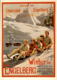 Elektrische Bahn Stansstad-Engelberg - Winter In Engelberg - Plakat 1907 (1040) - Engelberg