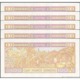 TWN - GUINEA 35b - 100 Francs 2012 DEALERS LOT X 5 - Prefix BV UNC - Guinea