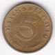 5 Reichspfennig 1937 A (BERLIN). Bronze-aluminium - 5 Reichspfennig