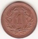 SUISSE. 1 RAPPEN 1899 B. BRONZE .SUP /XF - Autres & Non Classés