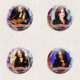 Delcampe - 105 X Bonnie Raitt Music Fan ART BADGE BUTTON PIN SET 1-3 (1inch/25mm Diameter) - Music