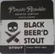 BAHAMAS :  5 Beer Coasters  From PIRATE REPUBLIC Brewery Nassau , VERY RARE - Beer Mats