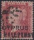 Cyprus     .    SG     .    7  .  Plate  216  (2 Scans)          .     O     .  Gebruikt    .     /    .    Cancelled - Cyprus (...-1960)