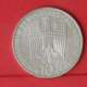 GERMANY FEDERAL REPUBLIC 10 MARK 1990 F - *SILVER*   KM# 174 - (Nº31397) - Other & Unclassified