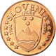 Slovénie, 5 Euro Cent, 2004, SPL, Copper Plated Steel - Pruebas Privadas