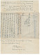 SOUTH AFRICA  1951 AIR LETTER W/enclosed WANT LIST To A STAMP DEALER In DENMARK (19/10/51) (OS-511) - Cartas