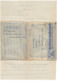 SOUTH AFRICA  1951 AIR LETTER W/enclosed WANT LIST To A STAMP DEALER In DENMARK (19/10/51) (OS-511) - Cartas