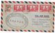 OCEANIE / Nelle CALEDONIE- 1947 - TAXE De PAPEETE (TAHITI) POSTE RESTANTE Sur ENVELOPPE Par AVION TRAPAS De NOUMEA - Covers & Documents
