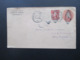 USA 1904 GA Umschlag Mit Zusatzfrankatur Diana Oil Works Cleveland - Hull England Mit Ak Fingerhutstempel Hull - Storia Postale