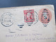 USA 1904 GA Umschlag Mit Zusatzfrankatur Diana Oil Works Cleveland - Hull England Mit Ak Fingerhutstempel Hull - Storia Postale