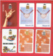 TENNIS ROLAND GARROS 1994 1995 1996 1997 LOT 6 TELECARTES DIFFERENTES - Habillement, Souvenirs & Autres