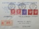 R1949/1078 - TYPE PETAIN - N°509 + 515 + 516 Sur ✉️ RECOMMANDEE Avec PUBLICITE " ENTREPRISE DE CHARPENTES De LA BAULE " - Lettres & Documents