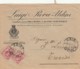 LETTERA 1917 2X10 VINO CHIANTI RUFFINO PONTASSIEVE TIMBRO UDINE TREVISO (IX1414 - Storia Postale