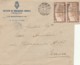 LETTERA 1925 CON COPPIA 30+15 ANNO SANTO -ISTITUTO PREVIDENZA SOCIALE-RITAGLIO A DESTRA (IX1417 - Storia Postale