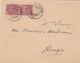 LETTERA 1895 2X10 RARO TIMBRO AMBULANTE BRESCIA PARMA -CAMERA DEI DEPUTATI (IX1332 - Storia Postale