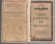 22863 - Carte D'identité ETAT FRANCAIS - Guerre De 1939-45