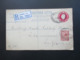 GB 1923 Registered Letter / GA Mit Zusatzfrankatur Mit Firmenlochun / Perfin London Chief Office - Schönewerd Schweiz - Storia Postale