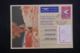 LIECHTENSTEIN - Entier Postal  Par Vol Vaduz / Luzern Par Hélicoptère En 1985, Cachet Et Vignette Plaisants - L 42782 - Entiers Postaux