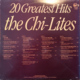 * 2LP *  THE CHI-LITES - 20 GREATEST HITS (Holland 1978 EX-) - Soul - R&B