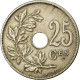 Monnaie, Belgique, 25 Centimes, 1908, TTB, Copper-nickel, KM:62 - 25 Centimes