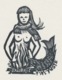 Ex Libris V. Martinez Yuste - Herbert Ott (1915-1987) - Zeemeermin Mermaid - Ex Libris