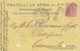 VALGUARNERA CAROPEPE _ 1916  /   Cartolina Pubblicitaria  " FRATELLI LA SPINA FU F.sco " - Enna