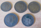 Angleterre / Great Britain - 5 Monnaies : Half Penny 1930 / One Penny 1938, 1944, 1945 / One Florin 1921 - M. Verzamelingen