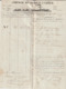 Lettre De Voiture Compagnie Des Gondoles à Vapeur Chalon Sur Saône 1837 - Transportmiddelen