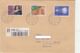 ANNIVERSARIES, MATHEMATICS, ORGANIZATIONS, PLANE, STAMPS ON REGISTERED COVER, 1994, SWITZERLAND - Covers & Documents