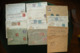 Lot 12 Lettres Chargées 1910/1931 Boucherie Semeuse Merson .....cachets Cire Rouge - Briefe U. Dokumente