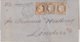 FRANCE : N° 38 Et PAIRE DU N° 56 . OBL ANCRE . ET CAD D'AGENCE CONSULAIRE . " LA GUAYRA " . AB . 1875 . - 1849-1876: Période Classique