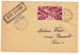 Lettre 1947 Madagascar Poste Aérienne Antananarivo Tananarive Paris Aviation Liaison Rapide Par DC4 - Airmail