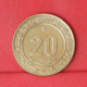 ALGERIA 20 CENTIMES 1975 -    KM# 107,1 - (Nº31428) - Algeria