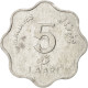 Monnaie, MALDIVE ISLANDS, 5 Laari, 1984, TTB+, Aluminium, KM:69 - Maldiven