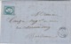 France Yvert 22 Lettre Entête James Dumas ST LEONARD Haute Vienne 16/7/1867 GC 3719 à Bordeaux Passe Limoges - 1849-1876: Classic Period