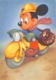 0763 "TOPOLINO MOTOCICLISTA POSTINO"  CART. ILL. ORIG. NON SPED. - Disneyworld