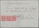 Delcampe - Nachlässe: 1850/1930, Sammlernachlaß Mit Ca. 150 Briefen, Teilbriefen Und Vorderseiten Aus Deutschla - Vrac (min 1000 Timbres)