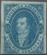 Argentinien: 1864, 15 C Sharp Print Blue, First Print Run Without Perforation, Very Nice Example Wit - Sonstige & Ohne Zuordnung