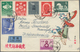 China - Volksrepublik: 1950/85 (ca.), 16 Covers Of The PRC Era, Many Bearing Commemorative Issues, P - Autres & Non Classés