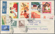 China - Volksrepublik: 1953/93 (ca.), Collection Of Covers Including Ones Bearing The Better Issues, - Autres & Non Classés