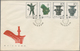 Delcampe - China - Volksrepublik: 1959/64, 4 FDC Sets, Of C66, C72, S39 And S63, Unaddressed (Michel €505). - Other & Unclassified