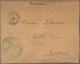 Französisch-Indochina: 1895/1937 (ca.), Collection Of Approx. 130 Covers And Revenue Documents, Incl - Lettres & Documents