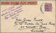 Indien - Flugpost: 1925-33 Three Scarce And Special Flight Covers, With 1) 1925 Aeroplane Picture Po - Poste Aérienne