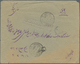 Iran: 1925 Ca., 13 Prepaid-covers With Clear Cancellations Of KAZVIN, TEHERAN, YEZD & HAMADAN, Some - Irán