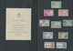 Pitcairn: 1947 'UPU Congress Paris 1947' Presentation Booklet With Ten Mint Stamps Adhered, With Set - Pitcairn