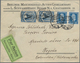 SCADTA - Länder-Aufdrucke: 1923/1929, Lot Of 18 Items (mainly Large Parts Of Cover), Eleven Bearing - Airplanes