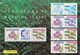 Singapur: 1995 Four 'Orchids' Miniature Sheets, Even Two Of The Orange One And The Larger Size 'Proo - Singapur (...-1959)